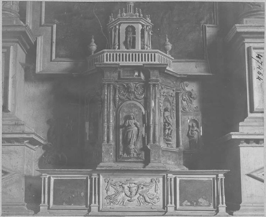 tabernacle, 2 statues - © Ministère de la Culture (France), Médiathèque du patrimoine et de la photographie, diffusion RMN-GP