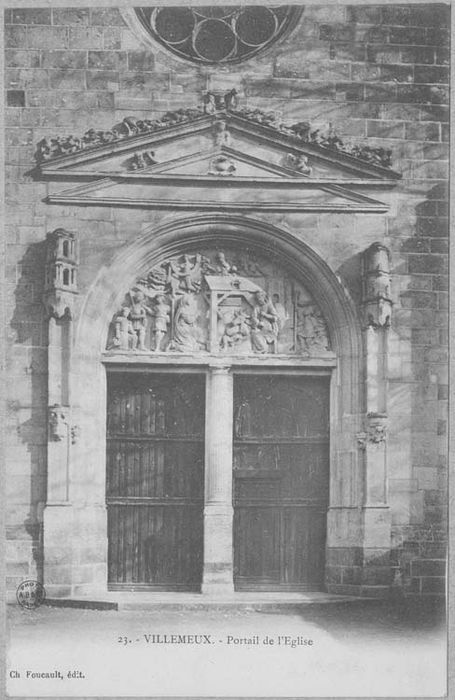 Eglise Saint-Maurice : Portail occidental, vue générale