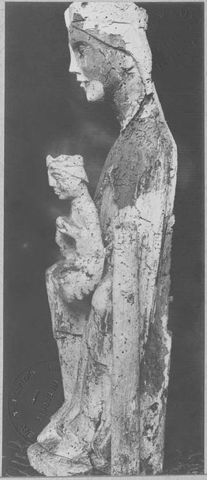 statuette : Vierge à l'Enfant assise