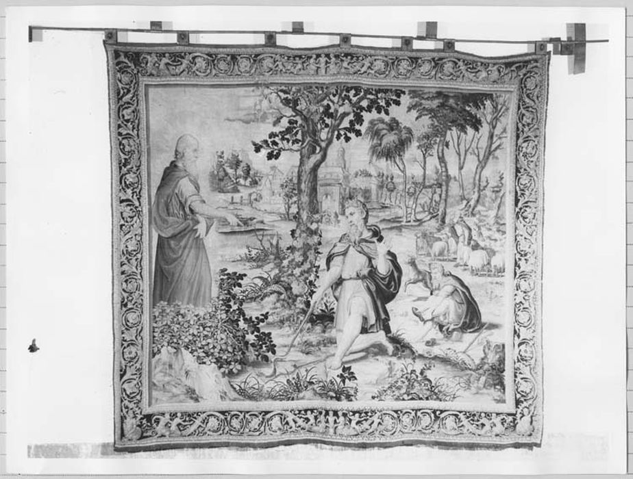 pièce murale : Histoire de Moïse, le Buisson Ardent