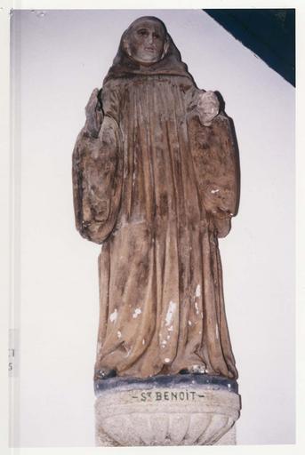 statue : saint Benoît - © Ministère de la Culture (France), Médiathèque du patrimoine et de la photographie (objets mobiliers), tous droits réservés