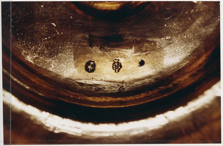 calice, argent doré par Salomon Louis Joseph Febvrier 1758-1807, détail des poinçons - © Ministère de la Culture (France), Médiathèque du patrimoine et de la photographie (objets mobiliers), tous droits réservés