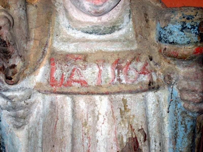 statue : saint évêque, date sur l'attache de la chape - © Ministère de la Culture (France), Médiathèque du patrimoine et de la photographie (objets mobiliers), tous droits réservés