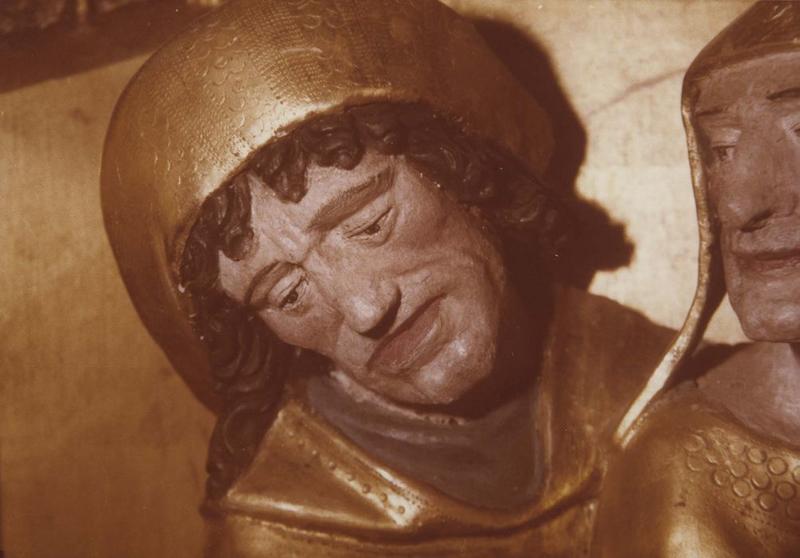 retable : scènes de la vie de la Vierge, détail - © Ministère de la Culture (France), Médiathèque du patrimoine et de la photographie (objets mobiliers), tous droits réservés