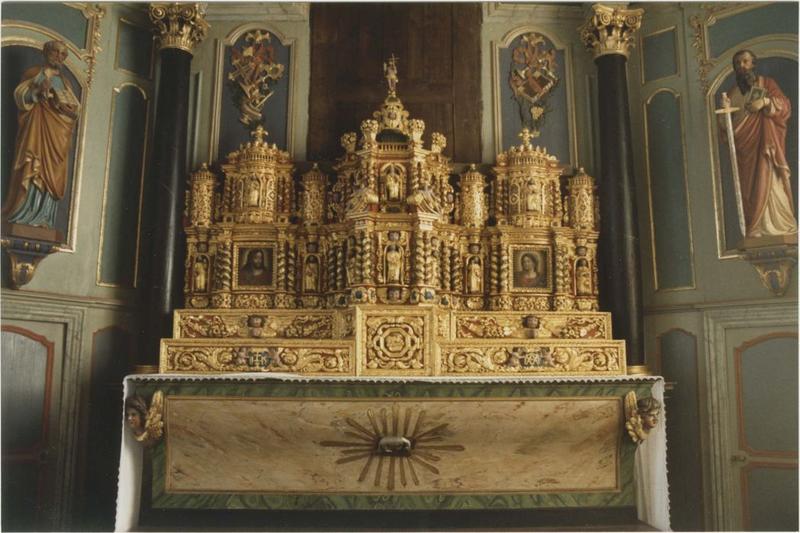 tabernacle du maître-autel, vue générale - © Ministère de la Culture (France), Médiathèque du patrimoine et de la photographie (objets mobiliers), tous droits réservés