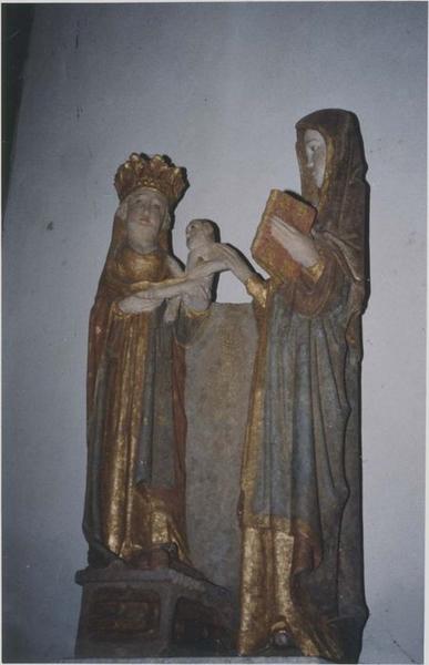 groupe sculpté : sainte Anne trinitaire, vue générale - © Ministère de la Culture (France), Médiathèque du patrimoine et de la photographie (objets mobiliers), tous droits réservés