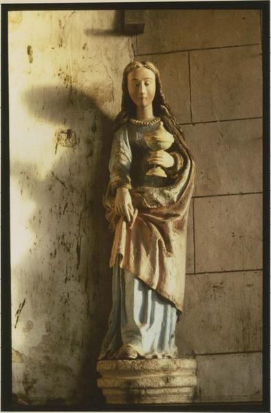 statue : sainte Madeleine, vue générale - © Ministère de la Culture (France), Médiathèque du patrimoine et de la photographie (objets mobiliers), tous droits réservés