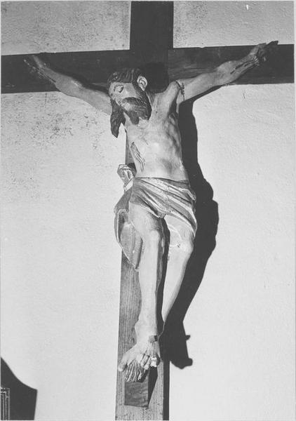 statue : Christ en croix, vue générale - © Ministère de la Culture (France), Médiathèque du patrimoine et de la photographie (objets mobiliers), tous droits réservés