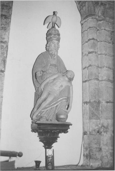 groupe sculpté : La Trinité, vue générale - © Ministère de la Culture (France), Médiathèque du patrimoine et de la photographie (objets mobiliers), tous droits réservés