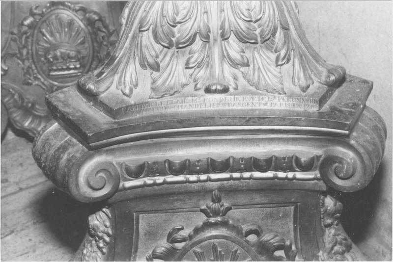 chandelier (candélabre), détail