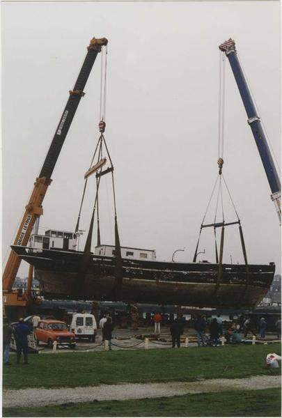 bateau de charge : trois-mâts goélette dit Bel Espoir II, vue générale - © Ministère de la Culture (France), Médiathèque du patrimoine et de la photographie (objets mobiliers), tous droits réservés