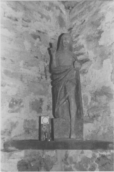 statue (grandeur nature) : Le Christ sortant du tombeau, vue générale - © Ministère de la Culture (France), Médiathèque du patrimoine et de la photographie (objets mobiliers), tous droits réservés