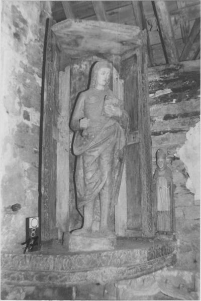 statue : saint Venec, vue générale - © Ministère de la Culture (France), Médiathèque du patrimoine et de la photographie (objets mobiliers), tous droits réservés