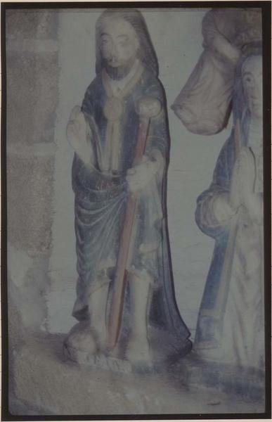 groupe sculpté : Couronnement de la Vierge, détail - © Ministère de la Culture (France), Médiathèque du patrimoine et de la photographie (objets mobiliers), tous droits réservés