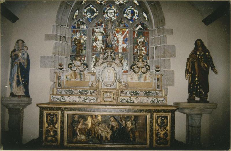 autel, bas-relief : La Nativité (maître-autel), vue générale - © Ministère de la Culture (France), Médiathèque du patrimoine et de la photographie (objets mobiliers), tous droits réservés