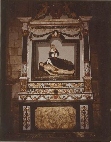 retable, autel de la Vierge de Pitié