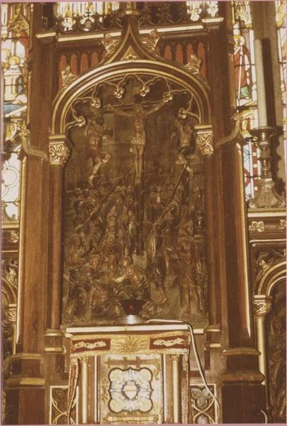 haut-relief : Crucifixion (la), vue générale