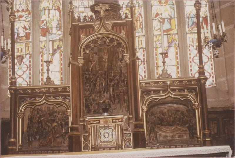 hauts-reliefs  : scènes de la Passion, vue générale