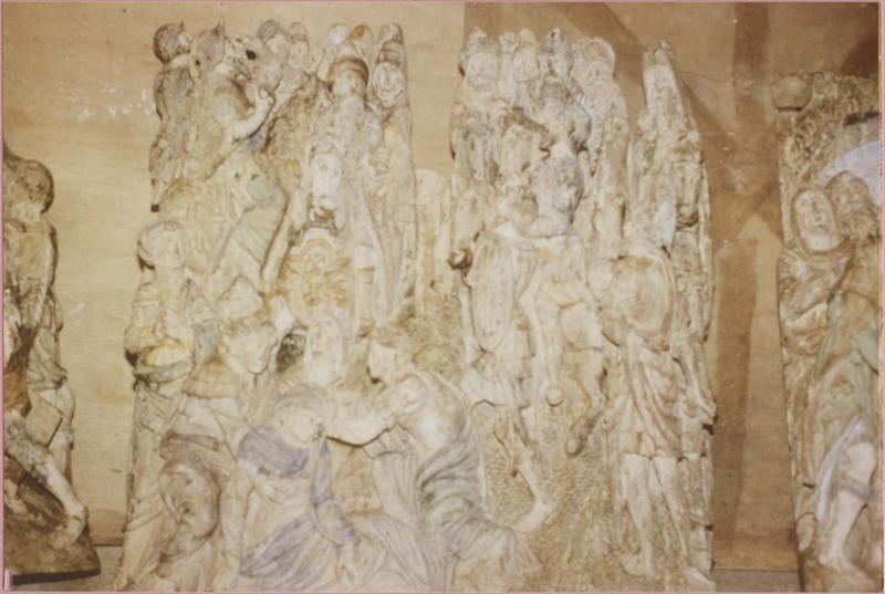 haut-relief : Crucifixion (la), détail
