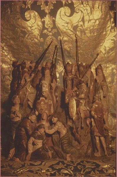 haut-relief : Crucifixion (la), détail