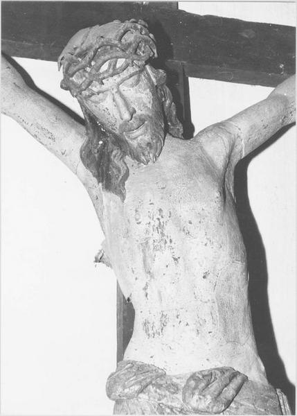 statue : Christ en croix, détail - © Ministère de la Culture (France), Médiathèque du patrimoine et de la photographie (objets mobiliers), tous droits réservés