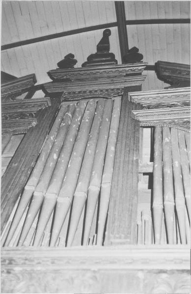 orgue de tribune : buffet d'orgue, détail