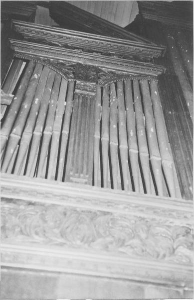 orgue de tribune : buffet d'orgue, détail