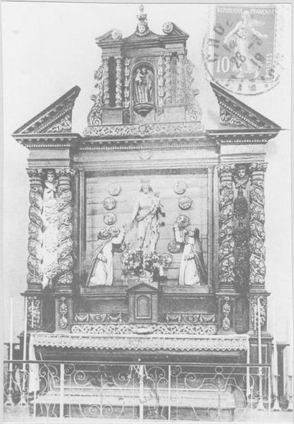 autel et retable du Rosaire, vue générale - © Ministère de la Culture (France), Médiathèque du patrimoine et de la photographie (objets mobiliers), tous droits réservés