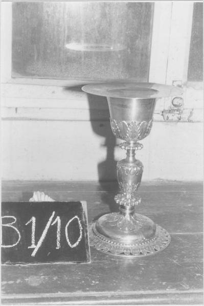 calice, patène, vue générale - © Ministère de la Culture (France), Médiathèque du patrimoine et de la photographie (objets mobiliers), tous droits réservés