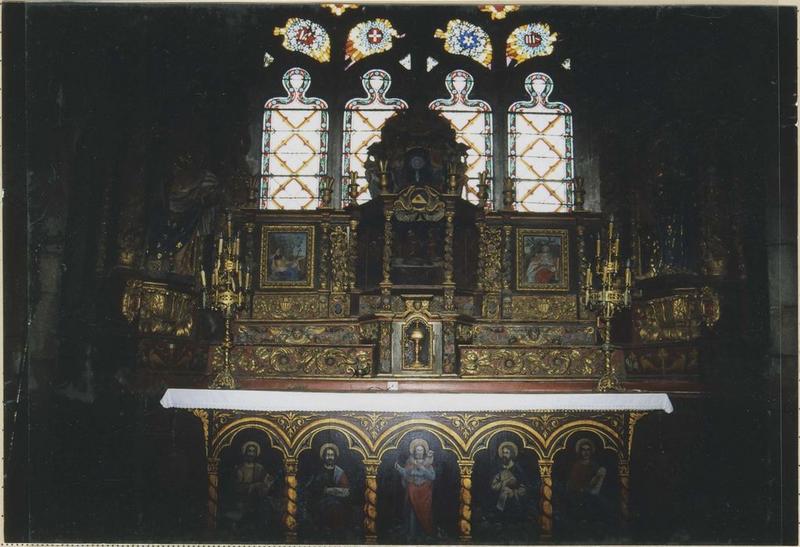 retable du maître-autel, vue générale - © Ministère de la Culture (France), Médiathèque du patrimoine et de la photographie (objets mobiliers), tous droits réservés