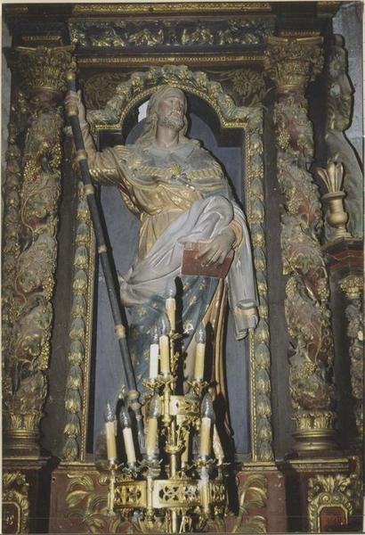 statue du retable du maître-autel, vue générale