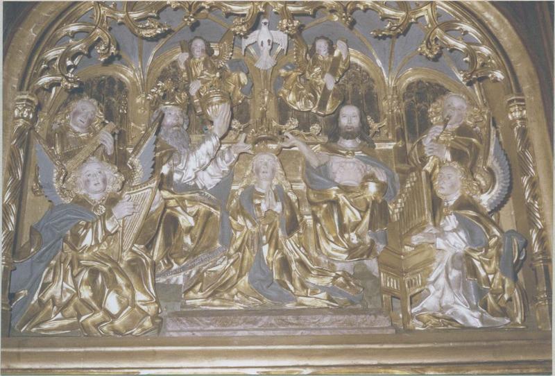 retable : scènes de la vie de la Vierge