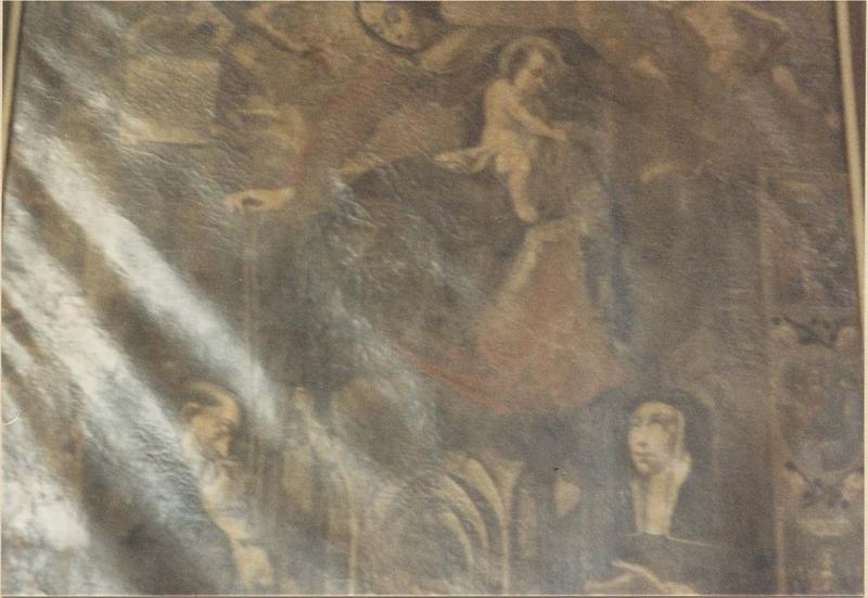 tableau : Le Rosaire, détail