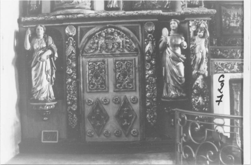 retable de la Visitation, détail du vantail gauche