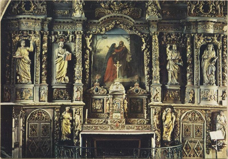 retable de la Visitation, vue générale - © Ministère de la Culture (France), Médiathèque du patrimoine et de la photographie (objets mobiliers), tous droits réservés