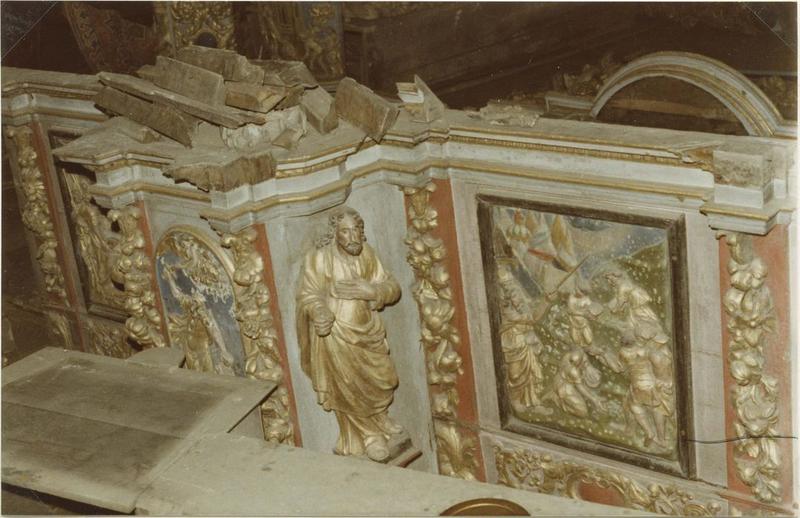 retable de la Visitation, détail du tabernacle