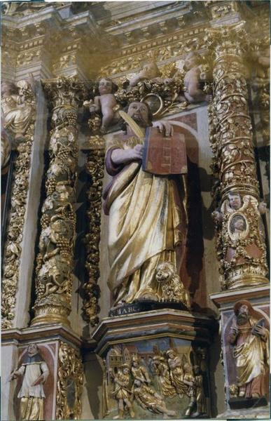 retable de la Visitation, détail