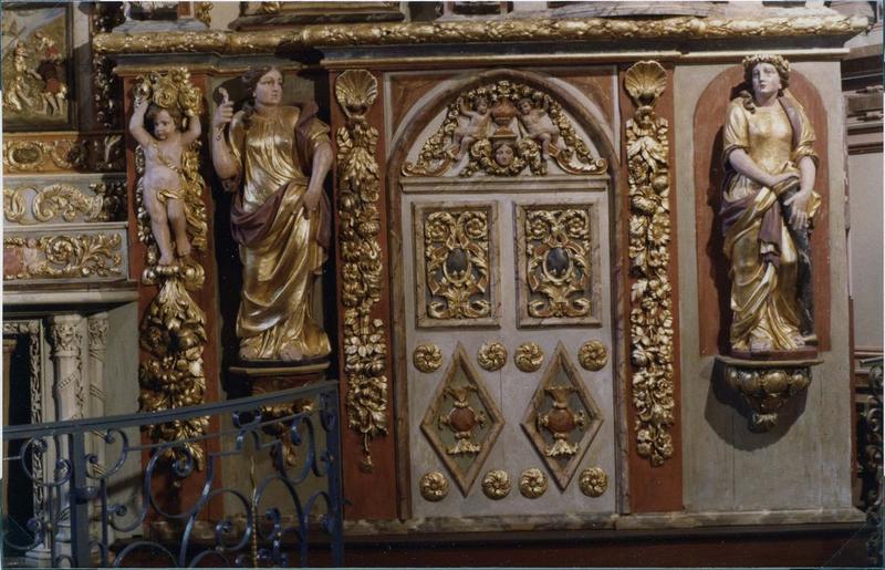 retable de la Visitation, détail du vantail de droite