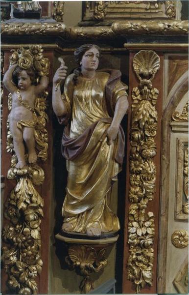 retable de la Visitation, détail