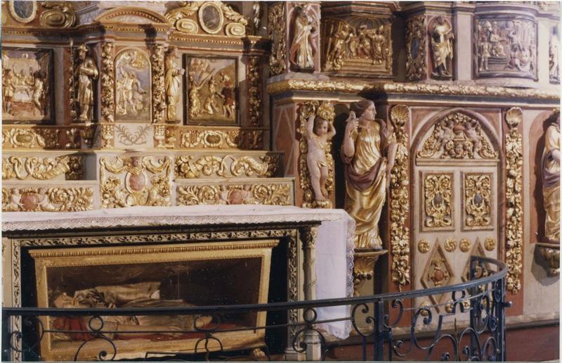 retable de la Visitation, vue partielle