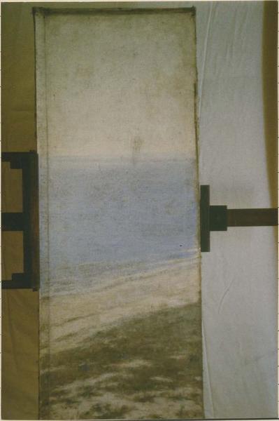 tableau : bord de mer, vue générale