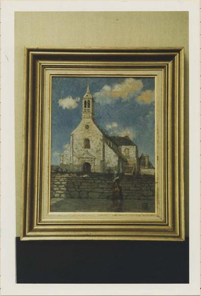 tableau : église Saint-Pierre à Fouesnant, vue générale - © Ministère de la Culture (France), Médiathèque du patrimoine et de la photographie (objets mobiliers), tous droits réservés