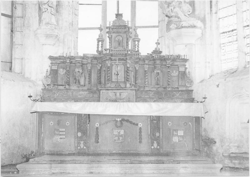 autel, retable (maître-autel), vue générale - © Ministère de la Culture (France), Médiathèque du patrimoine et de la photographie (objets mobiliers), tous droits réservés