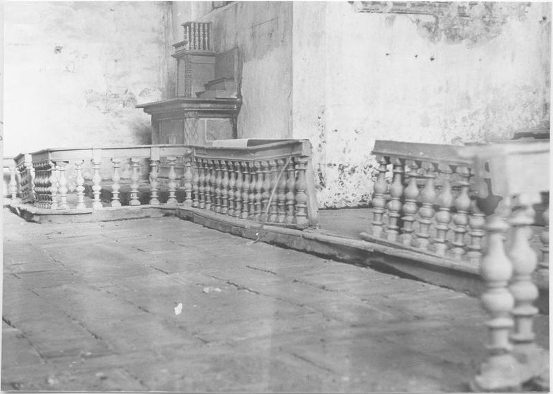 clôture de choeur (balustrade de communion), vue générale