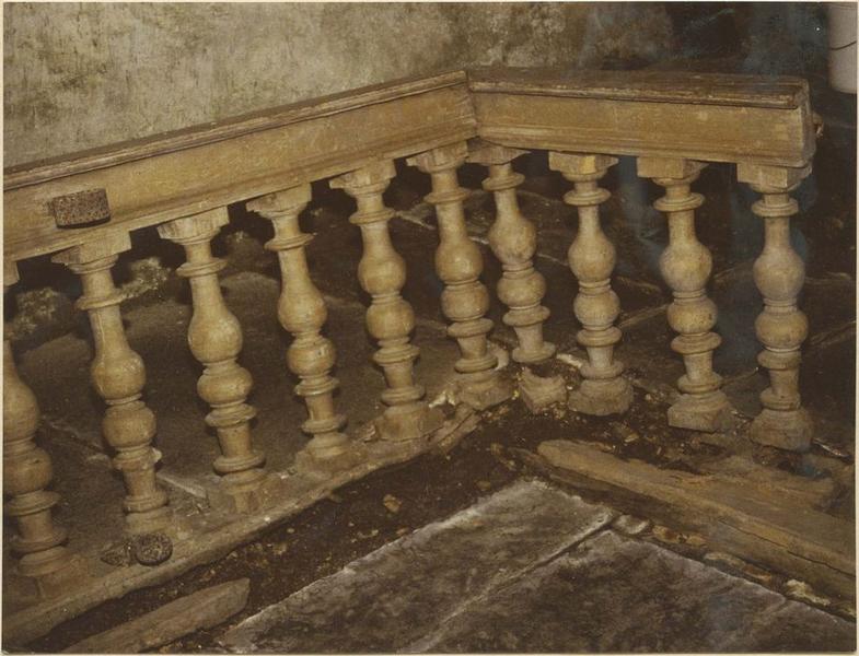 clôture de choeur (balustrade de communion), détail