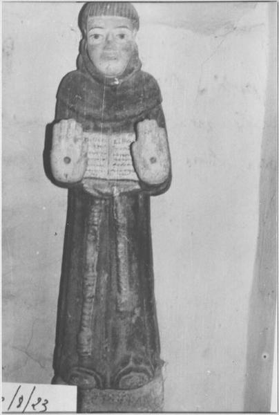 statue : saint François d'Assise, vue générale