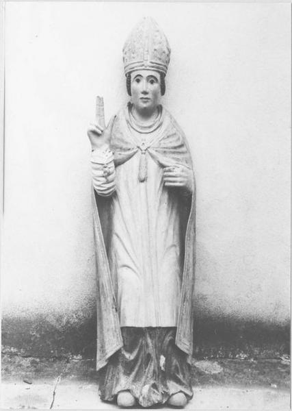 statue : saint Conval, vue générale - © Ministère de la Culture (France), Médiathèque du patrimoine et de la photographie (objets mobiliers), tous droits réservés