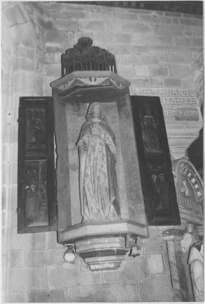 groupe sculpté, vue partielle, statue de l'ange Gabrielle, vue générale - © Ministère de la Culture (France), Médiathèque du patrimoine et de la photographie (objets mobiliers), tous droits réservés