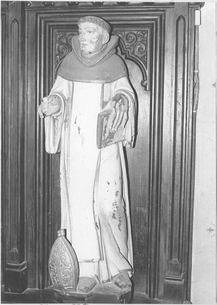 statue : saint Tanguy, vue générale - © Ministère de la Culture (France), Médiathèque du patrimoine et de la photographie (objets mobiliers), tous droits réservés