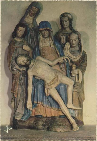 groupe sculpté : La Descente de Croix, vue générale - © Ministère de la Culture (France), Médiathèque du patrimoine et de la photographie (objets mobiliers), tous droits réservés